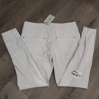 EuroSeat Breeches, Bling *gc, mnr stains, undone stitching, seam puckers, dingy, older, cracking stickies
