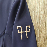 Show Jacket, leather? trim, garment bag *vgc, dirty

