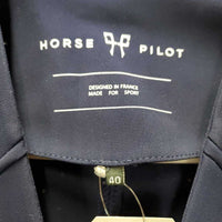 Show Jacket, leather? trim, garment bag *vgc, dirty
