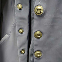 Show Jacket, leather? trim, garment bag *vgc, dirty

