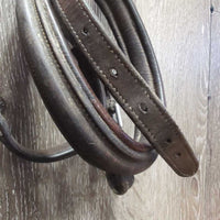 Rsd/Padded Monocrown Bridle *fair, NO Cheeks, older, MOLDY, dirty, v.tight keepers, rubs, faded
