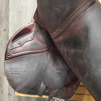 18" *MW 5" CWD 2Gs Close Contact, 2 Billet Guards, Yellow Amerigo Saddle Cover, Sm Front & Back Blocks, Foam Panels, Flaps: 15.5"L x 15"W Serial #: SE25 S3 TR 4C PL PA 206 905 RT 1646570
