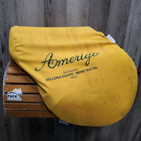 18" *MW 5" CWD 2Gs Close Contact, 2 Billet Guards, Yellow Amerigo Saddle Cover, Sm Front & Back Blocks, Foam Panels, Flaps: 15.5"L x 15"W Serial #: SE25 S3 TR 4C PL PA 206 905 RT 1646570
