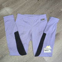 JUNIORS Pull On Cotton Riding Tight Breeches, drawstring *gc, stains, rubs, pills, seam rubs
