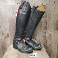Pr Field Boots, pr black forms *vgc, mnr hair, dirt, cuts, rubs, puckered els, threads, L- curled heel
