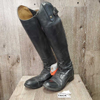 Pr Field Boots, pr black forms *vgc, mnr hair, dirt, cuts, rubs, puckered els, threads, L- curled heel
