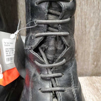 Pr Field Boots, pr black forms *vgc, mnr hair, dirt, cuts, rubs, puckered els, threads, L- curled heel
