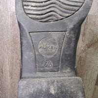Paddock Boots, laces *gc/fair, dented/folded toes, mnr dirt, film, peeling, inside: pills, curled
