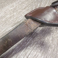 Rsd/FS Cotton Web Reins *gc, stiff, mnr film, dirt, uindone stitching & bent ends
