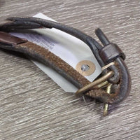 Rsd/FS Cotton Web Reins *gc, stiff, mnr film, dirt, uindone stitching & bent ends
