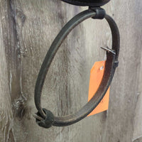 Rsd Padded Monocrown Dressage Bridle, Flash, Bling, Buckles *gc, clean, mnr rubs & dents, loose & missing keepers, bling: missing & loose edges
