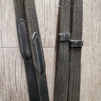 Monocrown Bridle, Drop noseband, Cotton Web Reins, Bling *gc/vgc, mnr dirt, loose keepers, broken keeper, loose & missing bling
