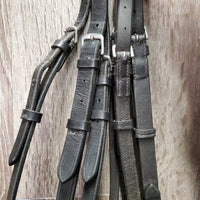 Monocrown Bridle, Drop noseband, Cotton Web Reins, Bling *gc/vgc, mnr dirt, loose keepers, broken keeper, loose & missing bling
