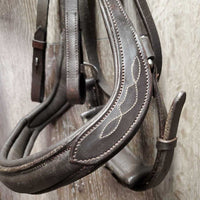 Rsd Padded Monocrown Bridle, Anatomical Noseband, Rubber Web Reins, bling *vgc, clean, mnr scrapes, rubs, dirt & scuffs
