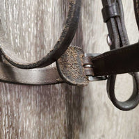 Rsd Hunter Bridle, Braided Reins *vgc, clean, mnr scraped edges, scuffs, creases & knicks
