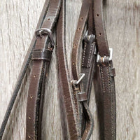 Rsd Hunter Bridle, Braided Reins *vgc, clean, mnr scraped edges, scuffs, creases & knicks
