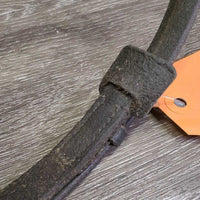 Wide Soft Flash Strap Only *gc, curled edge, clean, residue, dry & scraped edges, replaced keeper

