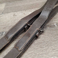 Pr Donut Leather Side Reins *vgc/xc, clean, mnr edge scrapes
