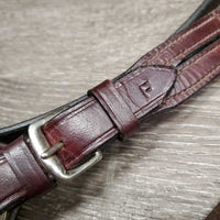 German Martingale Attachment, Neck Strap, Cotton Web Reins *vgc, clean, mnr dirt & residue/film, older
