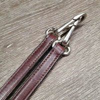 German Martingale Attachment, Neck Strap, Cotton Web Reins *vgc, clean, mnr dirt & residue/film, older
