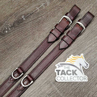 German Martingale Attachment, Neck Strap, Cotton Web Reins *vgc, clean, mnr dirt & residue/film, older
