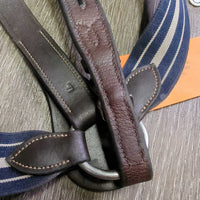 Elastic Breastplate, Running Martingale Attach, 3x snaps *gc, clean, stains, mismatched, rubs

