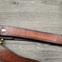 Flat Soft Leather Convertible Grooming Halter *vgc, clean, mnr crack, film, dents & residue

