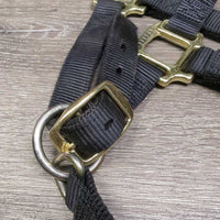 Soft Thick Nylon Halter, adj, snap *vgc/xc, clean, mnr stains
