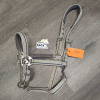 Padded Nylon Halter, adj, snap *gc, rubs, stains, dirty, rust
