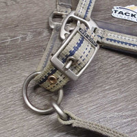 Padded Nylon Halter, adj, snap *gc, rubs, stains, dirty, rust
