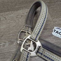Padded Nylon Halter, adj, snap *gc, rubs, stains, dirty, rust
