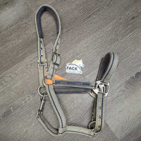Padded Nylon Halter, adj, snap *gc, rubs, stains, dirty, rust
