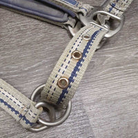 Padded Nylon Halter, adj, snap *gc, rubs, stains, dirty, rust
