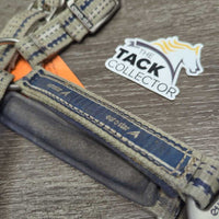 Padded Nylon Halter, adj, snap *gc, rubs, stains, dirty, rust
