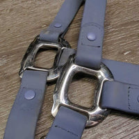 PVC Waterproof Halter, adj, x2 snaps *vgc, mnr dirt, stains & scuffs
