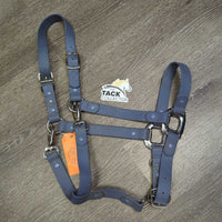 PVC Waterproof Halter, adj, x2 snaps *vgc, mnr dirt, stains & scuffs

