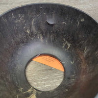 Soft Rubber Ribbed Bell Boots, Pull on *gc, dirty, dusty, residue, rip
