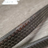 Pr Rubber Reins, elastic insert *xc, mnr dirt, residue?melted, rubs & hair
