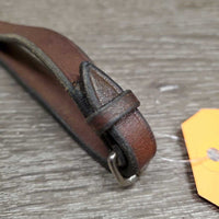 Pr Rubber Reins *gc, clean, stains, mnr thin/rubbed edges, paint? stains
