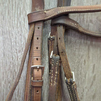 FS Rsd Soft Narrow Bridle *gc, older, v.tight keepers, creases, dents, edge scrapes
