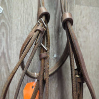 FS Rsd Soft Narrow Bridle *gc, older, v.tight keepers, creases, dents, edge scrapes
