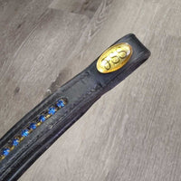 Padded Bling Browband *vgc, clean, rubs, faded, dirt/residue
