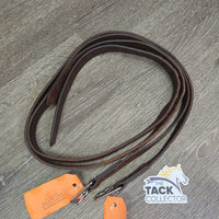 Soft Stirrup Leathers *vgc/fair, mnr dents, top cracks, uneven, UNSTITCHED corners, stains, rubs

