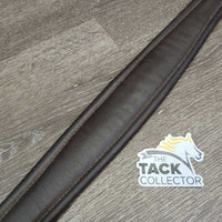 Padded Leather Girth, els *vgc/fair, clean, older, elastic: v.stretched, frayed & thin
