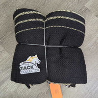 Cotton Waffle Cooler "Karats & Cocktails Champion", 0 legs *vgc, clean, mnr hair, threads, pilly, unstitched binding, rubs
