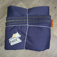 Fleece Lined Keyhole Quarter Sheet, tail *gc, clean, v. wpf, hay, hair, v. mnr stain
