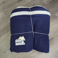 Full Hvy Wool Cooler *vgc, clean, older, hair, rubs, puckered binding

