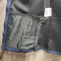 Light Vest, zipper, Back Zip *gc, seam puckers, mnr stain?, frayed inner seams, older
