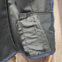 Light Vest, zipper, Back Zip *gc, seam puckers, mnr stain?, frayed inner seams, older
