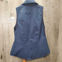 Light Vest, zipper, Back Zip *gc, seam puckers, mnr stain?, frayed inner seams, older
